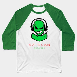 57 Clan Area 51 Sus Alien Baseball T-Shirt